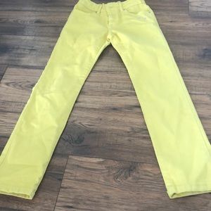 Zara Yellow Denim 7/8!